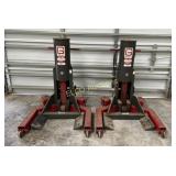 (2) Gray WL-20 Pneumatic Jacks, x the money