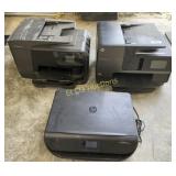 (3) HP Printers, Office Jet Pro 8620, Office Jet