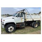 2002 GMC C7500 Dump Truck, Cat Diesel, 7 Speed