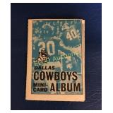 1969 Topps Dallas Cowboys Mini-Card album, 5/10