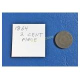 1864 2 Cent Piece
