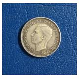 1942 Six Pence, 90% Silver