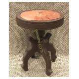 Small vintage wooden stool
