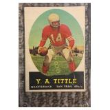 1958 Topps Y.A. Tittle #86 Football Card,