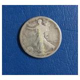 Walking Liberty Half Dollar, 1917 D Reverse