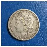 1879 P U.S. Morgan Dollar, 90% silver