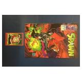#1 Spawn comic & card, 1992, First Print
