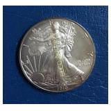 2010 P U.S. Silver Eagle, 999 silver