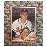 1962 Topps Baseball Warren Spahn #100