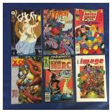 (6) Various Christmas comic gift packs, 1990