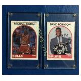 (2) NBA Hoops, David Robinson #138, Spurs