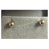 14K Yellow Gold earrings