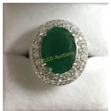 8.12ct. Emerald dinner ring