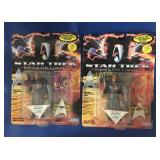 (2) 1994 Star Trek Generations collectibles,