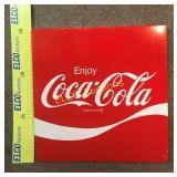 Coca Cola, vintage metal sign, 3