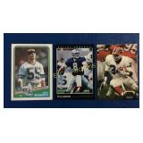 (1) 1988 Brian Bosworth #144 Rookie Card, (1) 1993