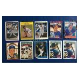 (10) Mark Grace baseball cards, 1987-1991,