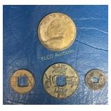 1914 China Silver Coin, Yuan Shih Kai, 89%