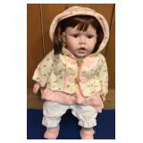 Cathay Collection porcelain doll, in box