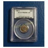 1988 S Roosevelt Dime PR69 DCam PCGS