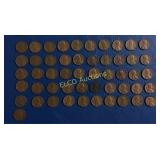 (51) Mixed Date Lincoln Wheat Cents, 1950