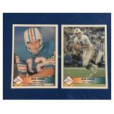 (2) 1992 Pacific Bob Griese football cards, #17 &