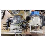 2 large routers & bit plunger