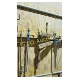 (6) miscellaneous size clamps
