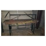 Coving table, heated edge