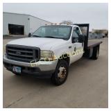 2004 Ford F450 Reg. Cab, flatbed, 6.0 diesel, auto