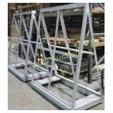 Aluminum sheet material cart