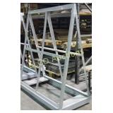 Aluminum sheet material cart