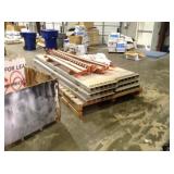 Laminate sheeting pallet rack