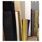 (31) Sheets, laminate, mixed sizes, (1,072sf)