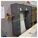 16 compartment locker, 18" d  X 69" w X 78" h
