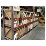 Pallet Racking w/ misc. tiles in cubby holes