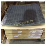 (27) Boxes, Johnsonite snap grid rubber tile