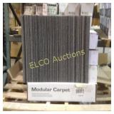 (4) Boxes, modular carpets & VC tiles, times the