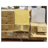 (16) Boxes, Vinylasa laminate tiles, times the