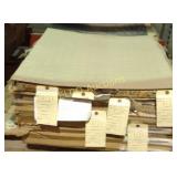 (16) Boxes, Johnsonite snap grid rubber tiles