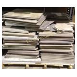 Mixed tile pallet, various sizes & colors,