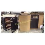 (4) Pre-built cabinets