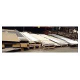 (5) Pallets, misc. Corian pieces, Various Sizes