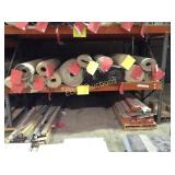 (14) Large carpet remnants various sizes & colors,