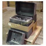 (6) Black Onyx laboratory sinks, times the money