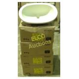 (5) Staron oval sinks, 18"x12", times the money