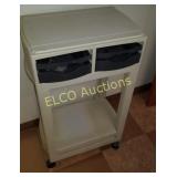 Small rolling office cart