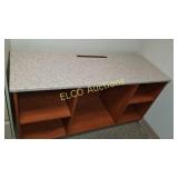 Office work table/cabinet with composite top