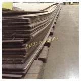 (106) Sheets, laminate, various sizes, (2416sf)