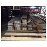 (23) Millwork wall base, various colors & lengths,